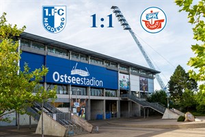 Hansa Rostock und Magdeburg trennen sich 1:1 (Symbolfoto: Archiv)