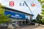 Hansa Rostock und Halle trennen sich 1:1