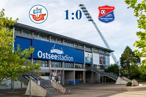 Hansa Rostock besiegt Unterhaching mit 1:0 (Symbolfoto: Archiv)