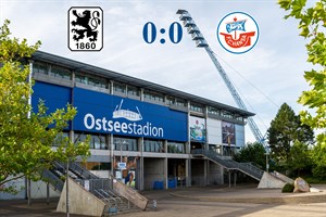 Hansa Rostock und 1860 München trennen sich 0:0 (Symbolfoto: Archiv)