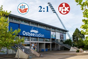 Hansa Rostock besiegt Kaiserslautern mit 2:1 (Symbolfoto: Archiv)