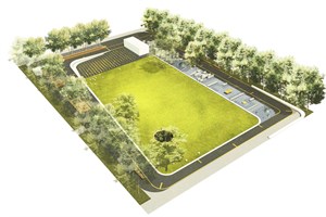 Bürgerpark Toitenwinkel (Visualisierung: Büro Hannes Hamann Landschaftsarchitekten)