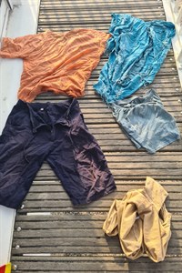 Herrenlose Bekleidung am Warnemünder Strand aufgefunden