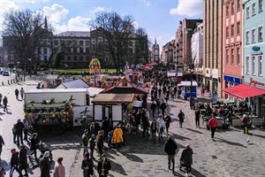 Ostermarkt 2023 in der Rostocker Innenstadt