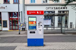 Neue Fahrkartenautomaten an Haltestellen (Foto: RSAG)