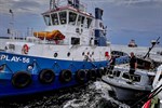 Brand auf Marineboot vor Warnemünde