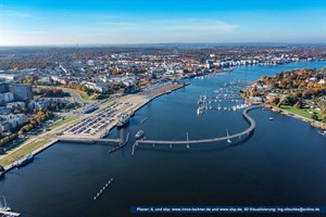 Warnowbrücke in Rostock wird weitere zehn Mio. Euro teurer (Bildrechte: Planer: IL und sbp; 3D-Visualisierung: ing.nitschke@online.de)