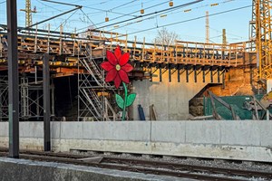 Goetheplatzbrücke - Verkehrsfreigabe im Mai (Foto: Archiv)